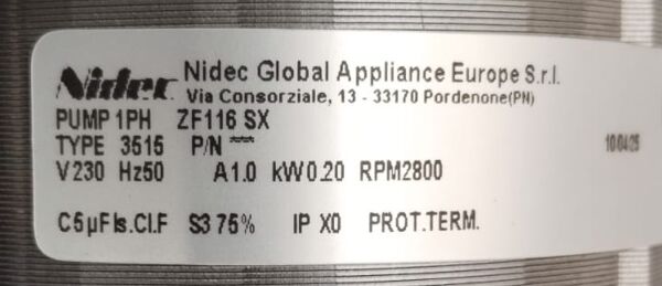 LGB ZF-116SX DURULAMA POMPASI 230V 50 HZ 0,2KW