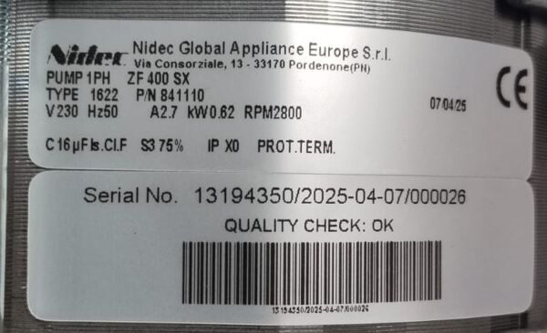 LGB İNK. GİYOTİN POMPA ZF-400SX  0,62 KW