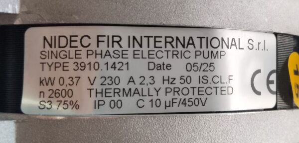 FIR POMPA 3910 SX HBRT. 0,37 KW