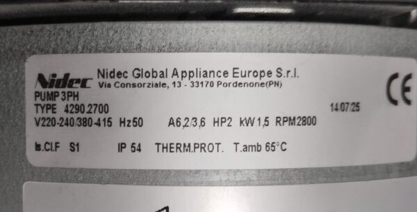 FIR POMPA 4290 SX 380V 1,5 KW 2 HP