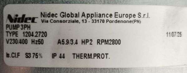 FIR POMPA 1204 DX 380V 1,5 KW