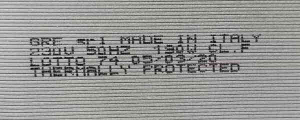 GRE BUZ MAKINASI POMPASI LOTTO 74 1003X 190W 230V 50HZ