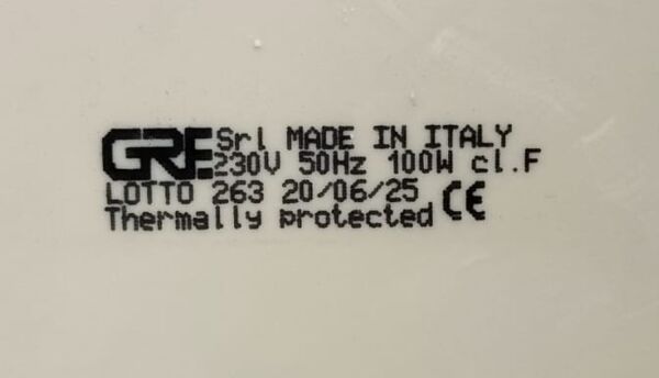 GRE BUZ MAKİNASI POMPASI 604215X LOTTO 263  100W 230V 50HZ